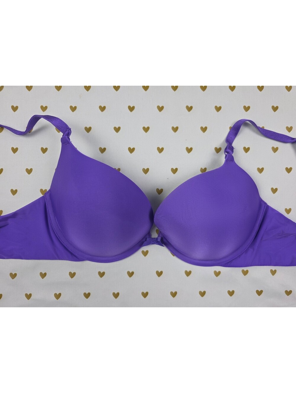 Victorias Secret Purple Soft Push Up Bra 32DD